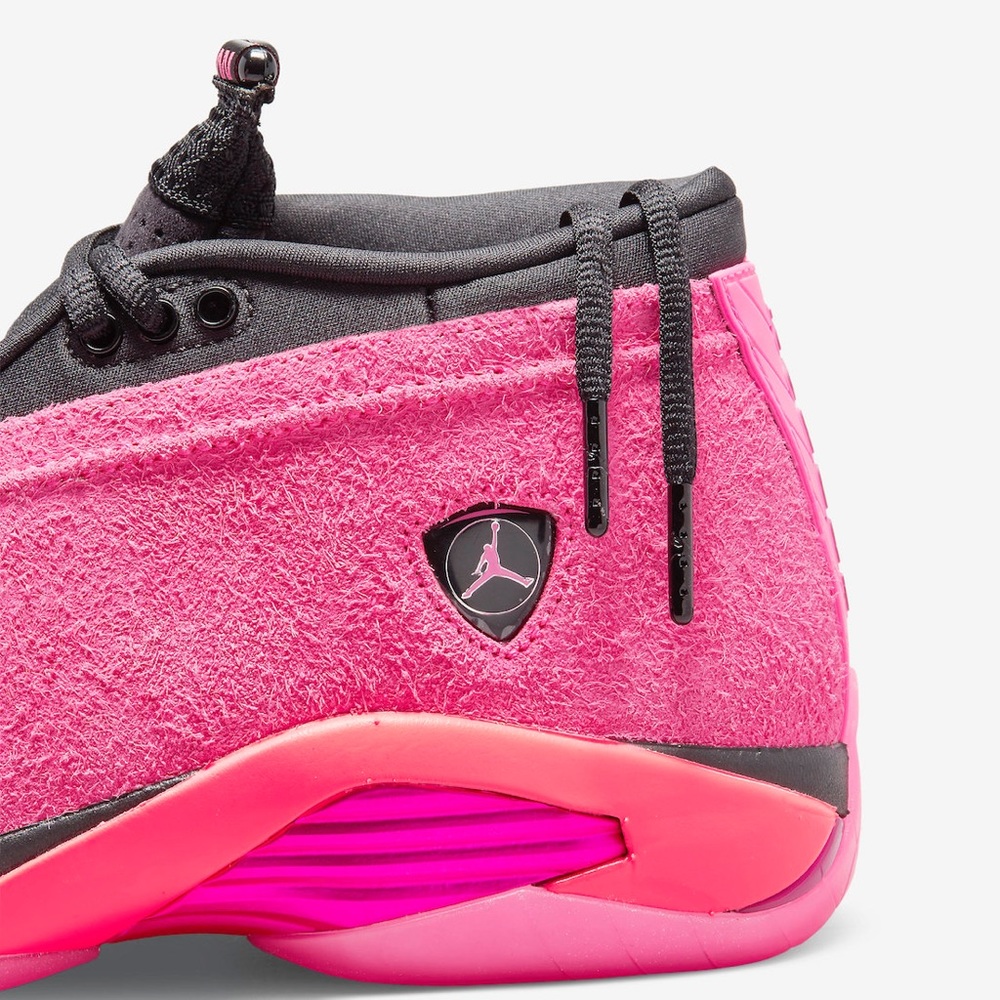 WMNS AIR JORDAN 14 RETRO LOW 'SHOCKING PINK' - Picture 2 of 3